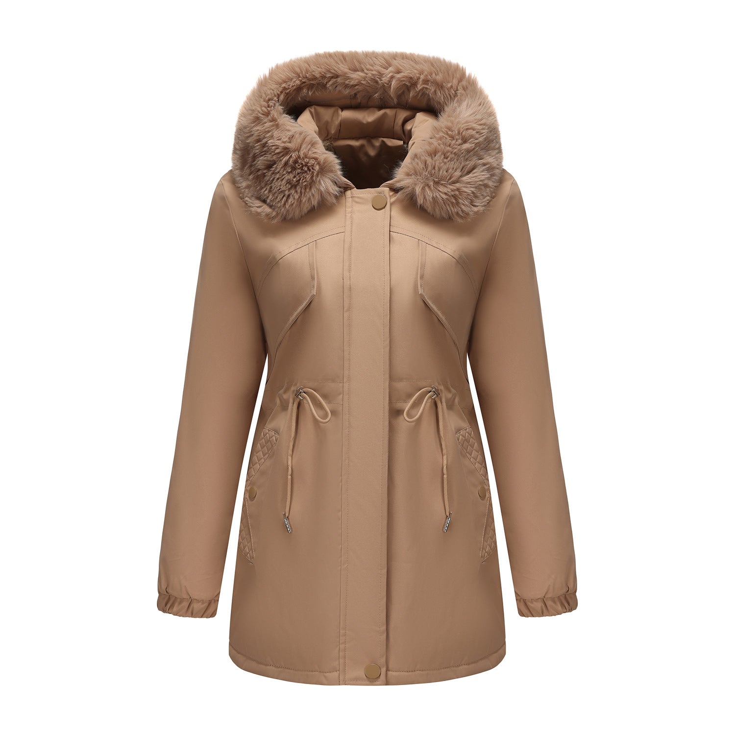 GC Women Medium Length Slim Fit Winter Coat