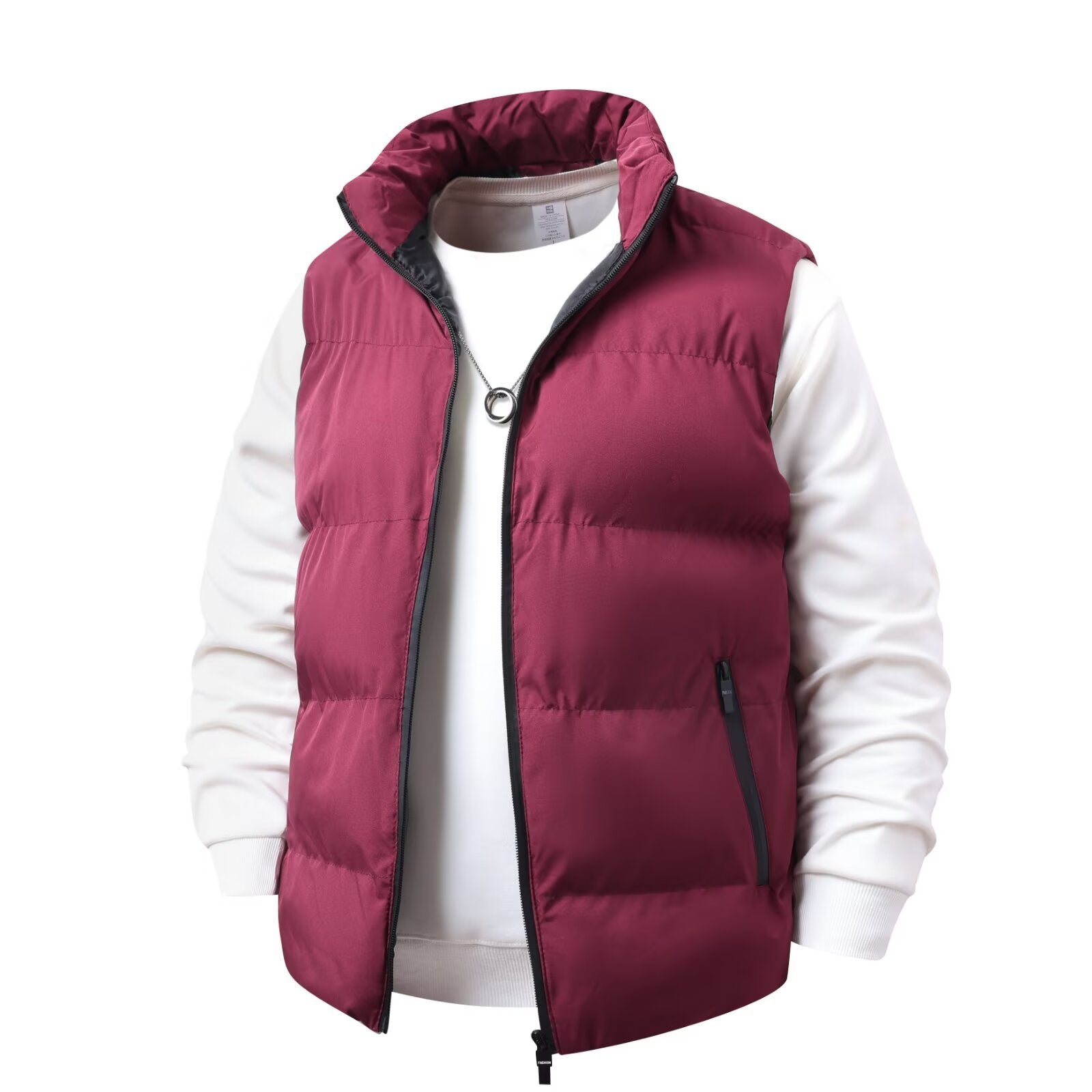GC Men Fleece-Lined Warm Loose Fit Vest