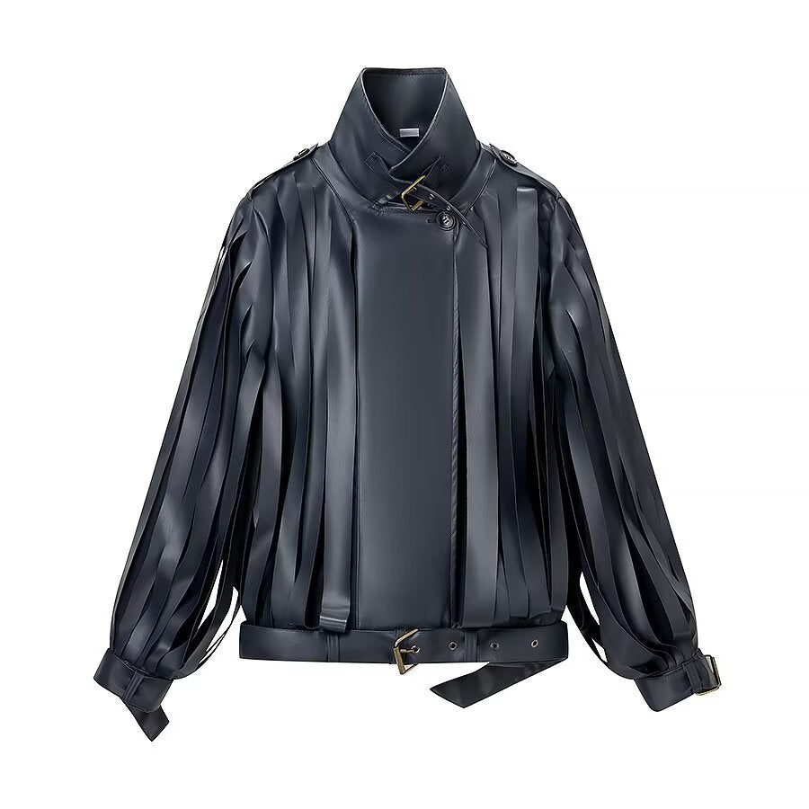 GC Women "Cutting Up" Leather Jacket