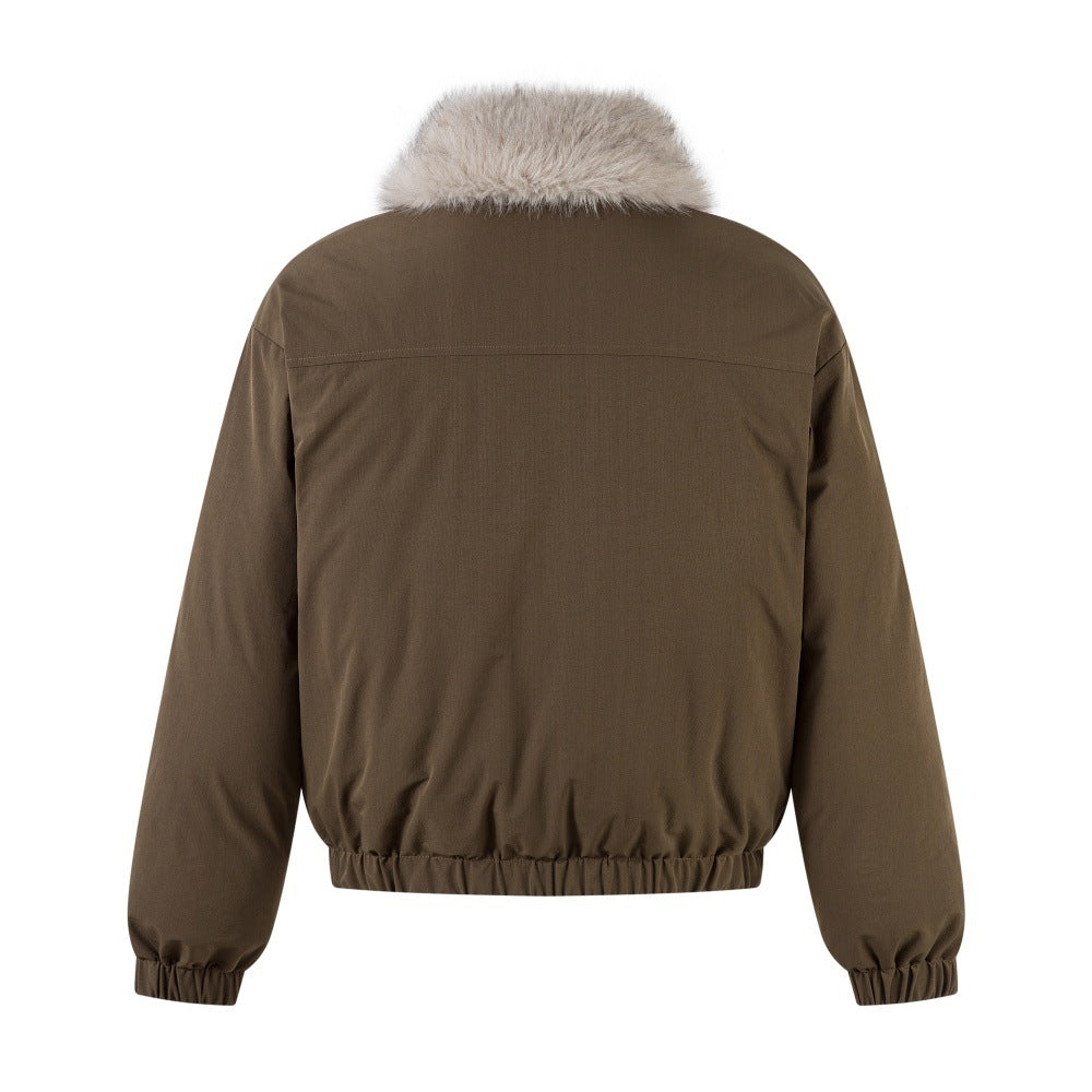 GC Men "Mountain Carved" Fur Collar Jacket
