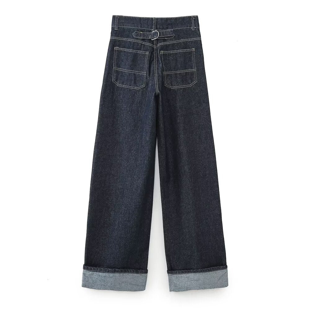 GC Women "Lean Back" Denim Two-Piece Set