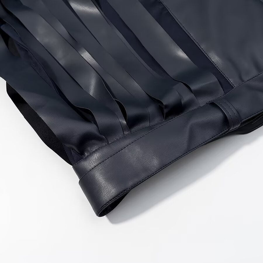 GC Women "Cutting Up" Leather Jacket