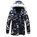GC Camouflage Down Parkas Hooded Coat