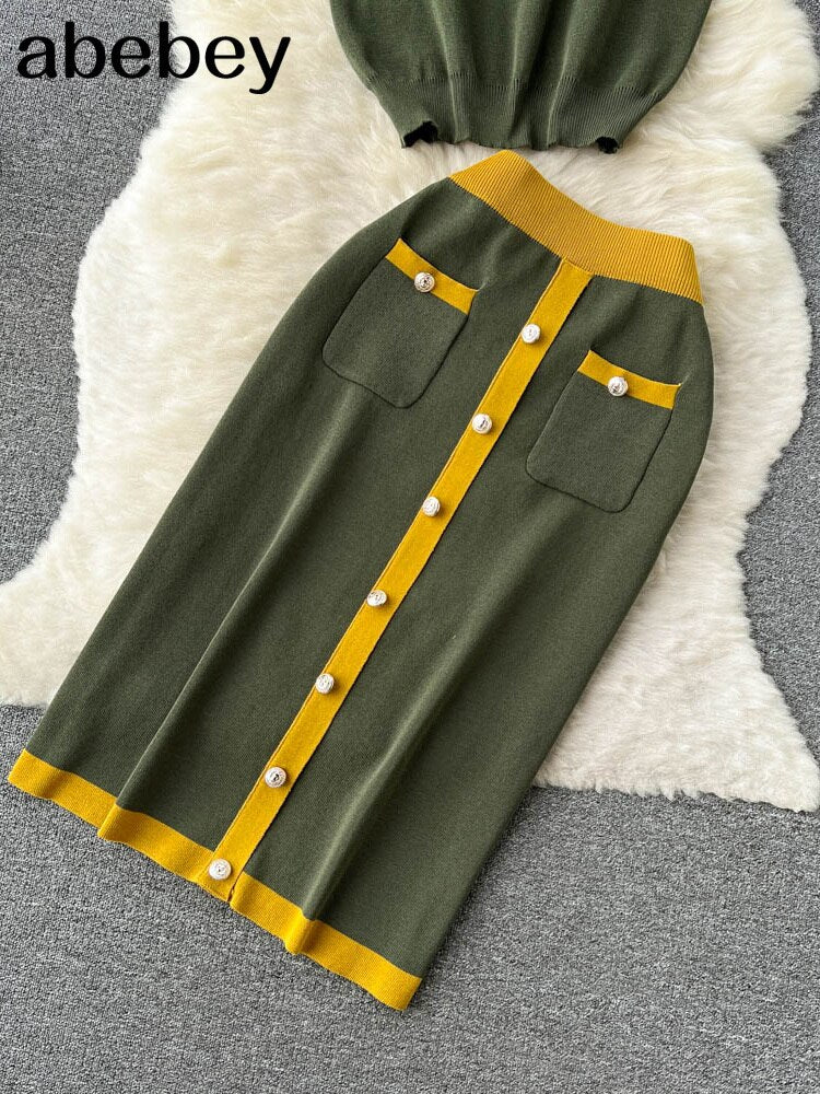 GC Women Classic Knit Two-Piece Set