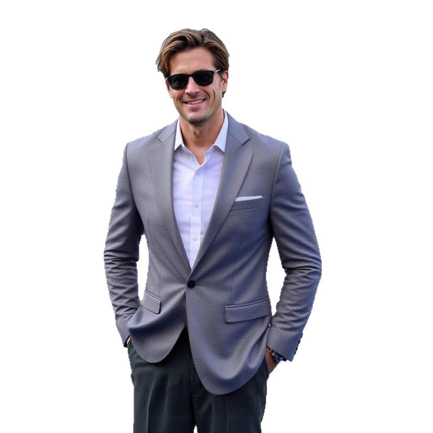 GC Men Business Casual Slim Suit Jacket