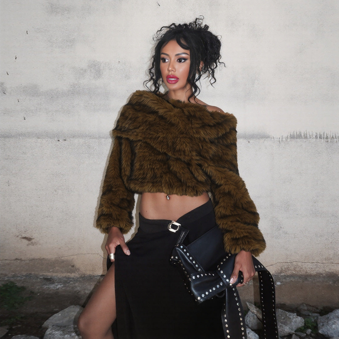 GC Women "One Wonder" Fur Pull-Over Jacket