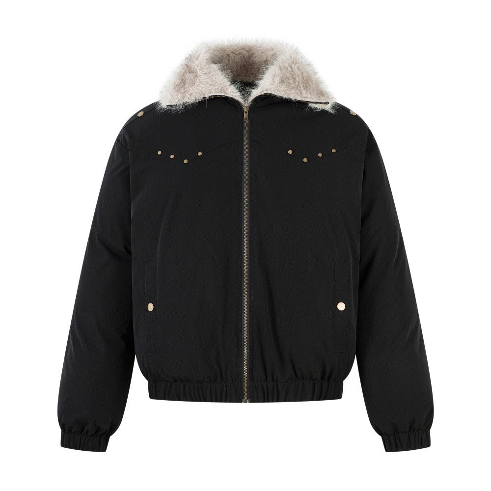 GC Men "Mountain Carved" Fur Collar Jacket