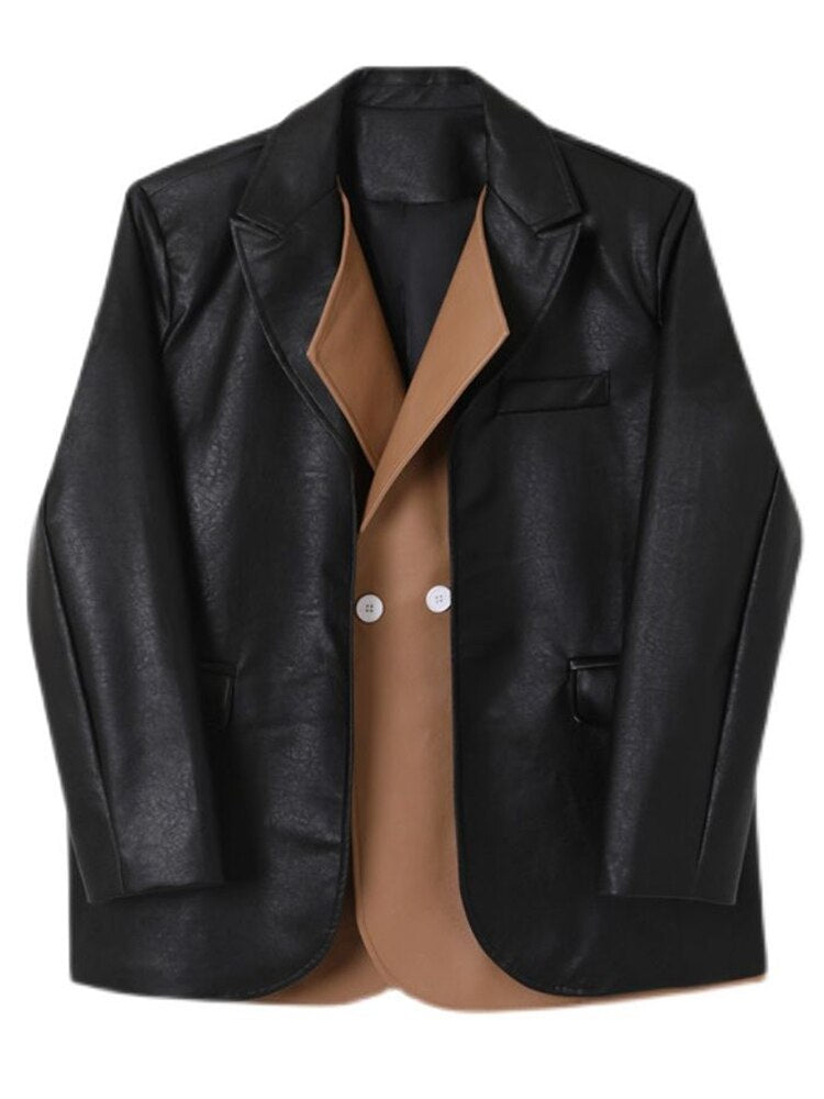 GC Men "Remove Yourself" Leather Jacket