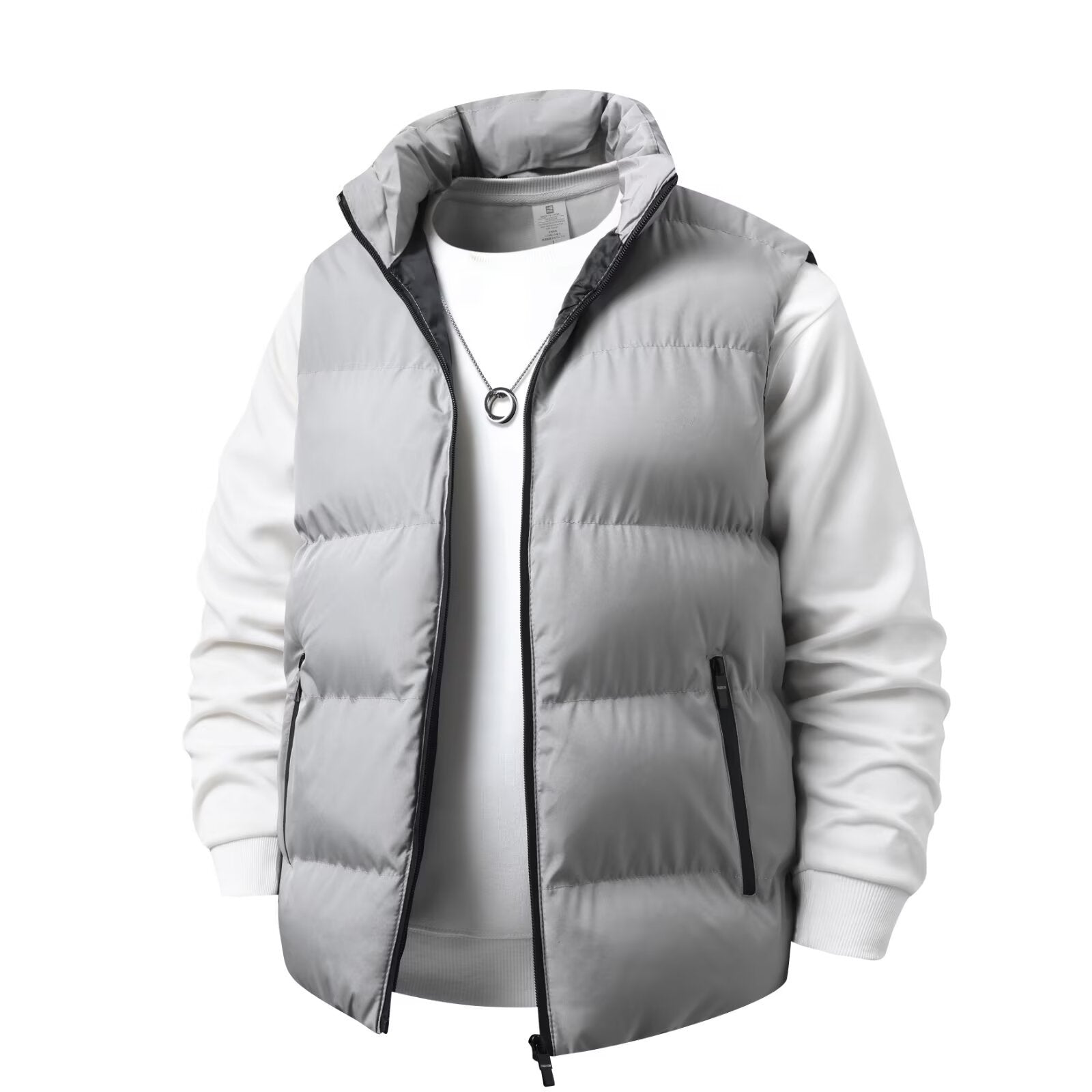 GC Men Fleece-Lined Warm Loose Fit Vest