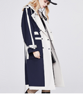 GC Women "Trench Setter" Hooded Patchwork Coat