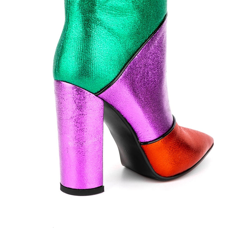 GC Women "Rainbow Road" Knee High Boots