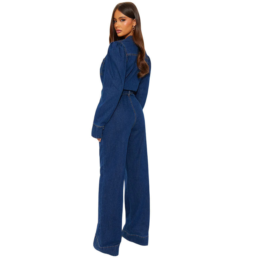 GC Women "Boot Legged" Denim Jumpsuit