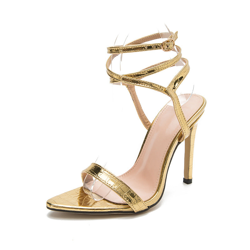 GC Women "Lace Which A Way Up" Stiletto Sandals