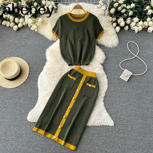 GC Women Classic Knit Two-Piece Set