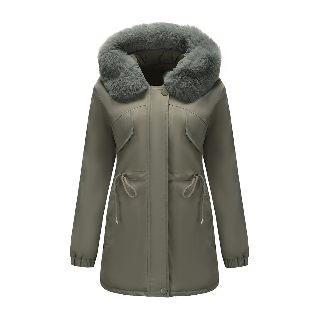 GC Women Medium Length Slim Fit Winter Coat