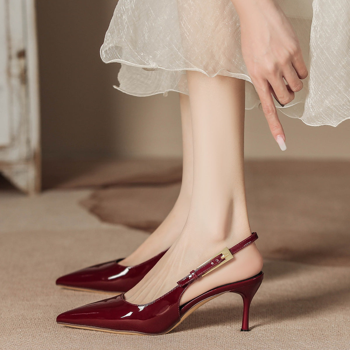 GC Women "Simple Sling" Stiletto Pumps