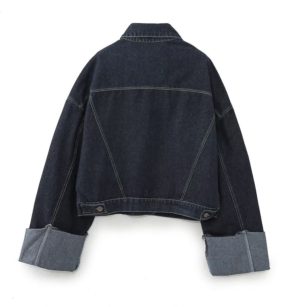 GC Women "Lean Back" Denim Two-Piece Set