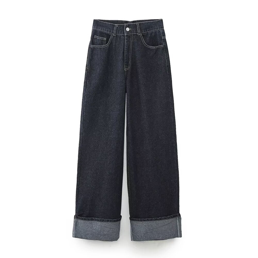 GC Women "Lean Back" Denim Two-Piece Set