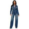 GC Women "Denim Long Sleeve" Jumpsuit