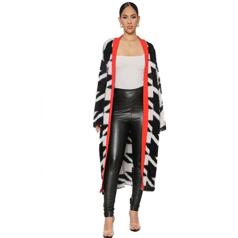 GC Women "Cozy Up" Jacquard Sweater Cardigan