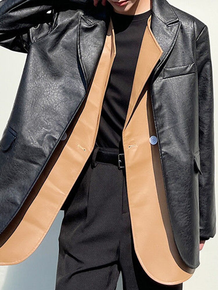 GC Men "Remove Yourself" Leather Jacket