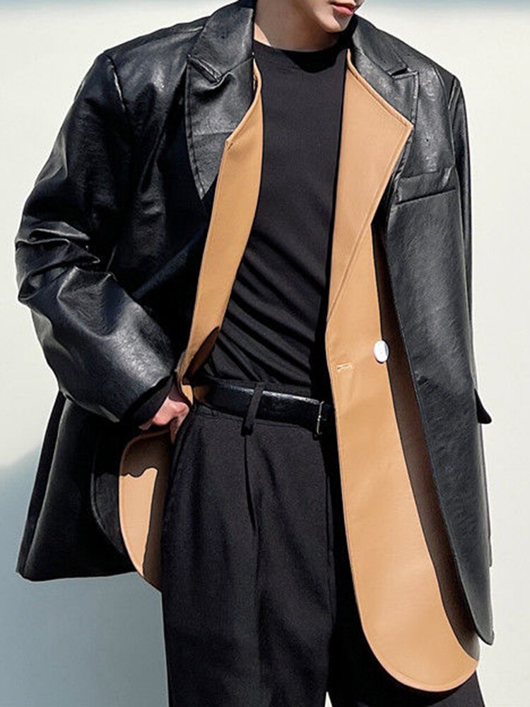 GC Men "Remove Yourself" Leather Jacket