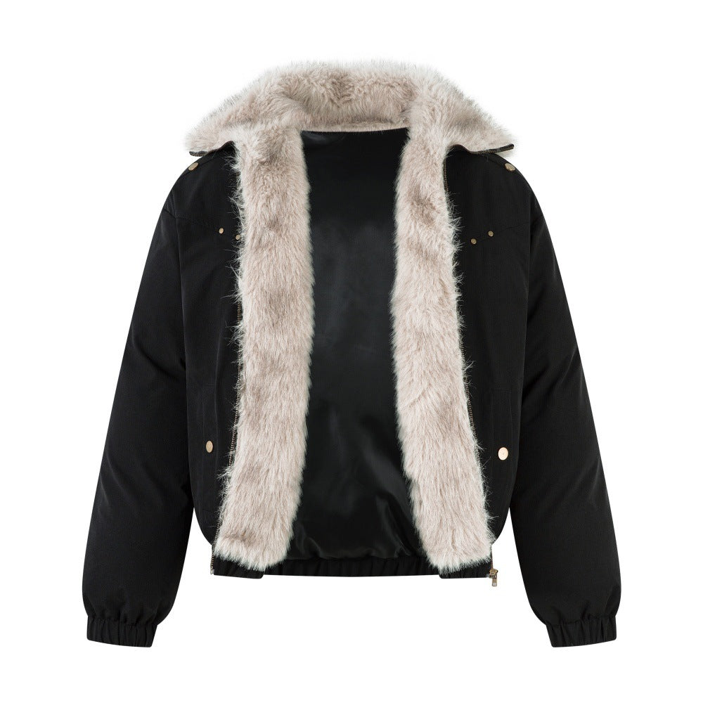GC Men "Mountain Carved" Fur Collar Jacket