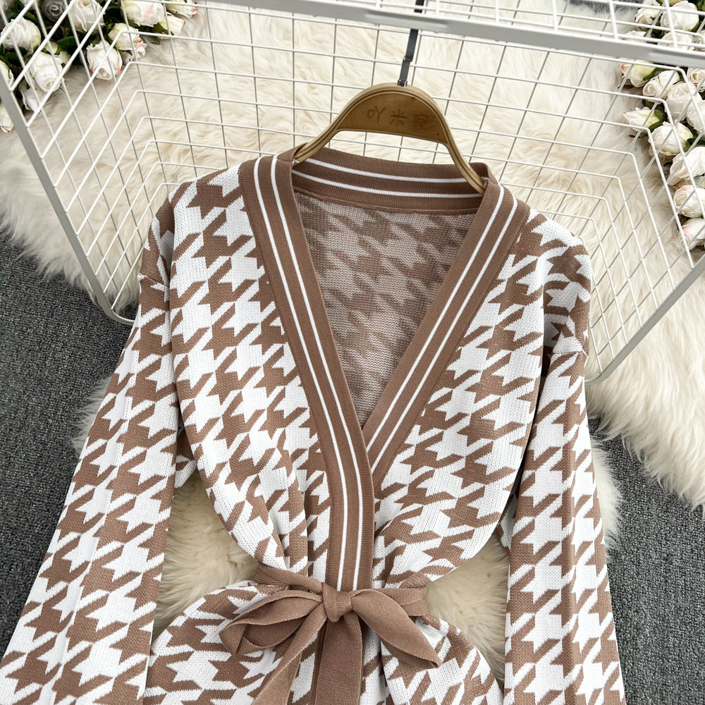 GC Women "Sweet Houndstooth" Two-Piece Set