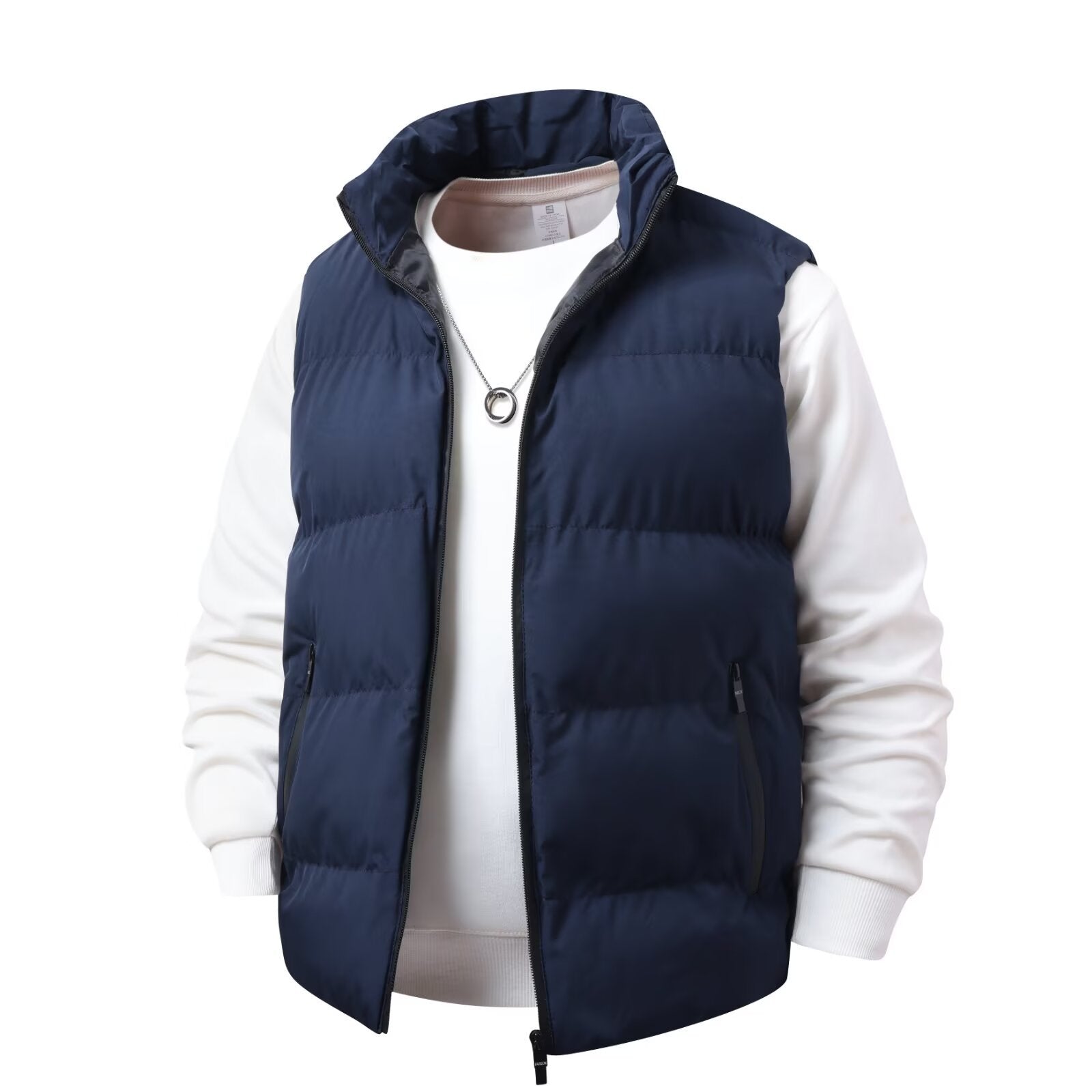 GC Men Fleece-Lined Warm Loose Fit Vest