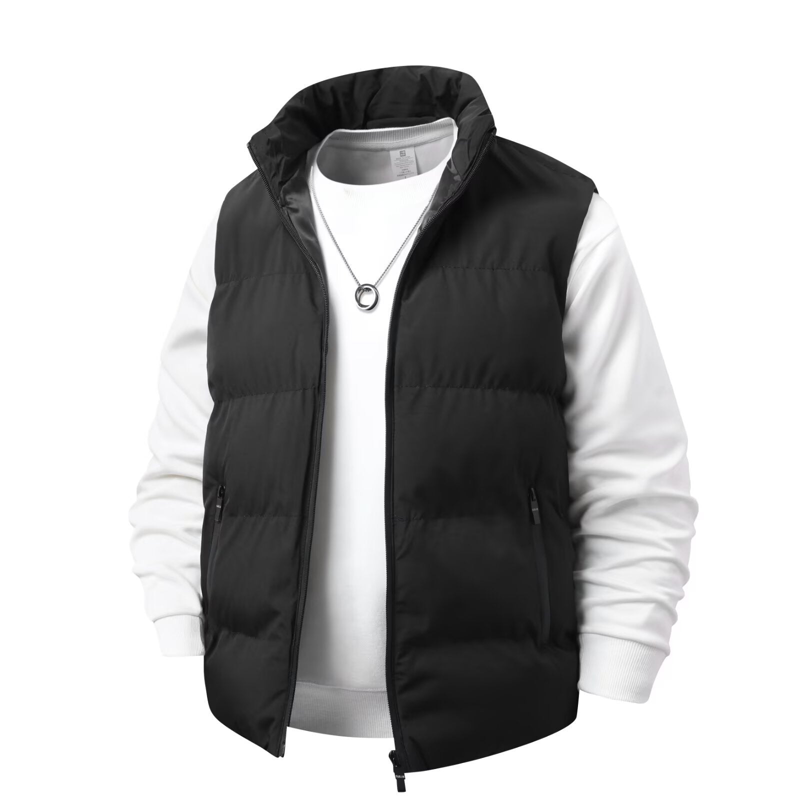 GC Men Fleece-Lined Warm Loose Fit Vest