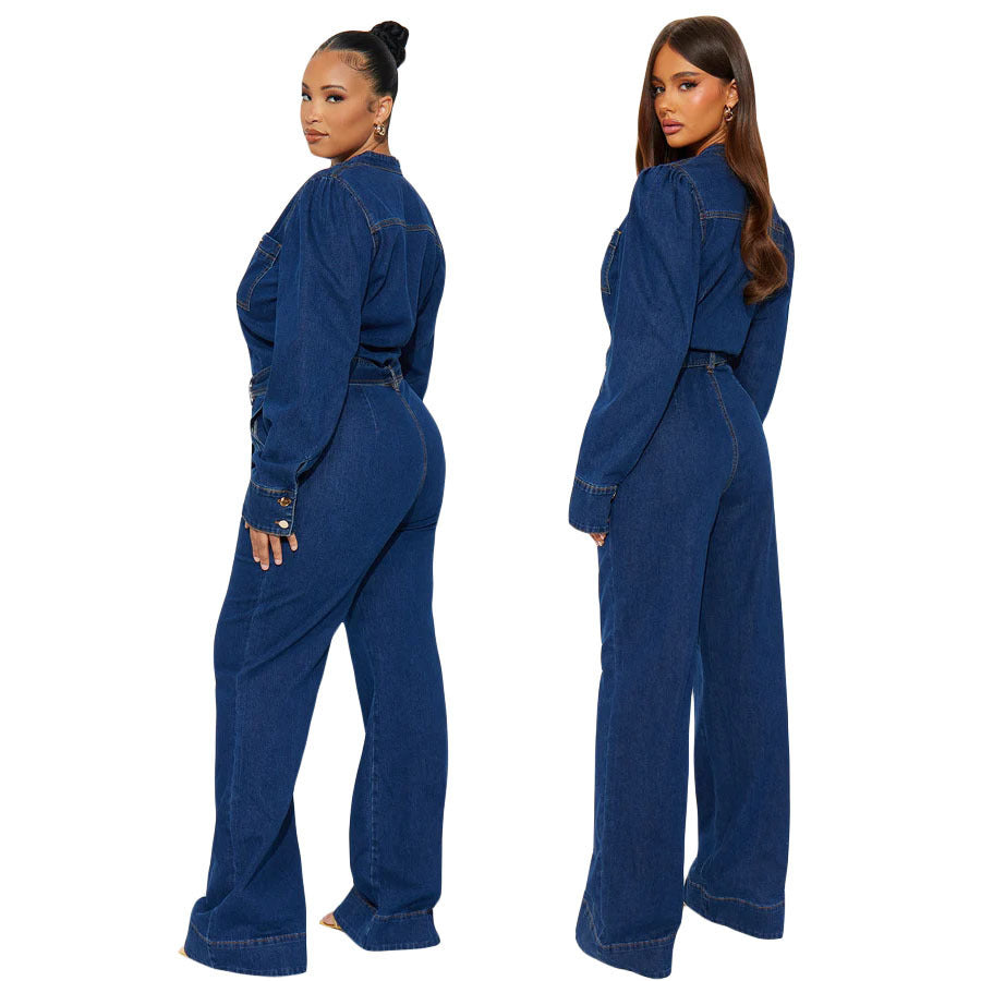 GC Women "Boot Legged" Denim Jumpsuit