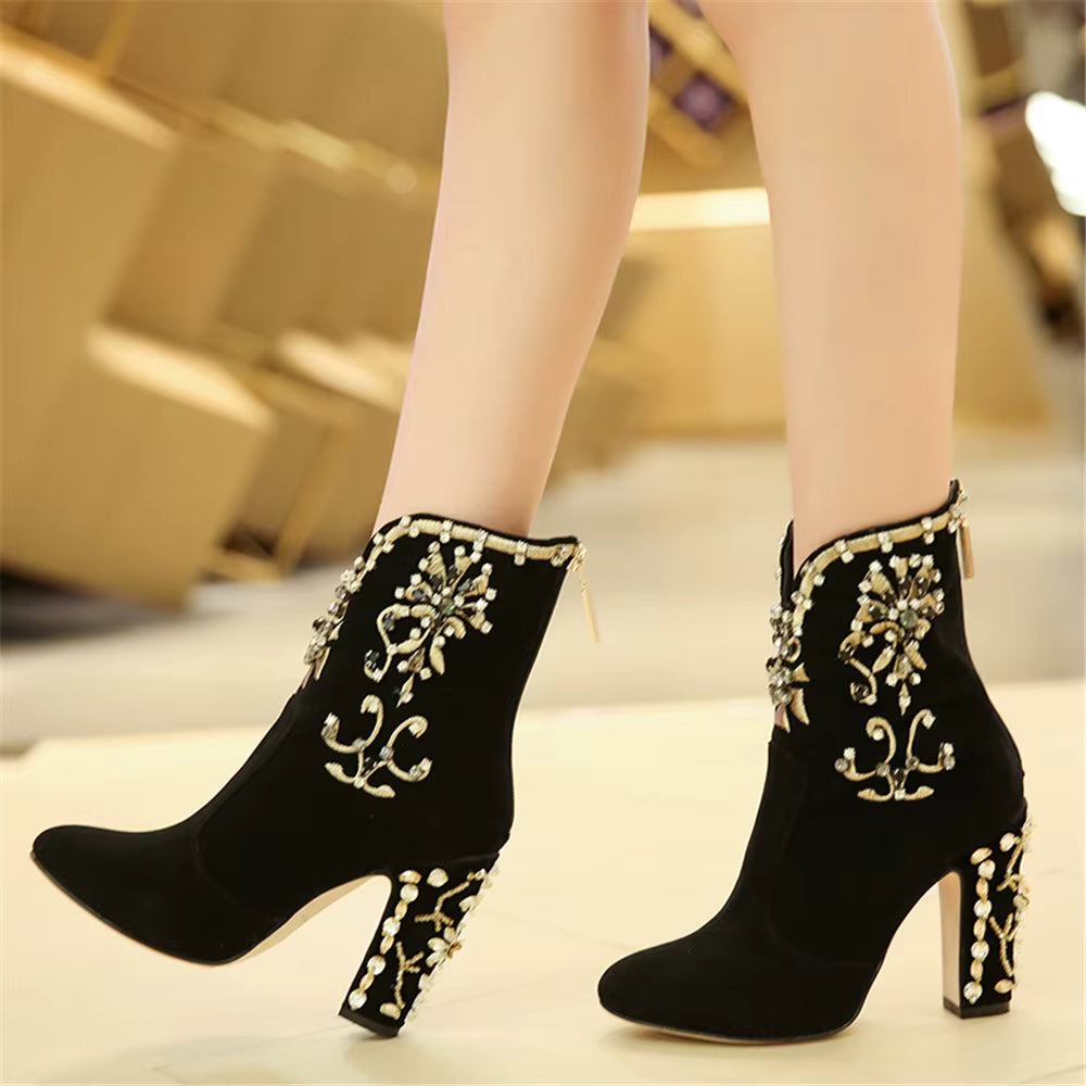 GC Women "Crystal Square" Ankle Boots