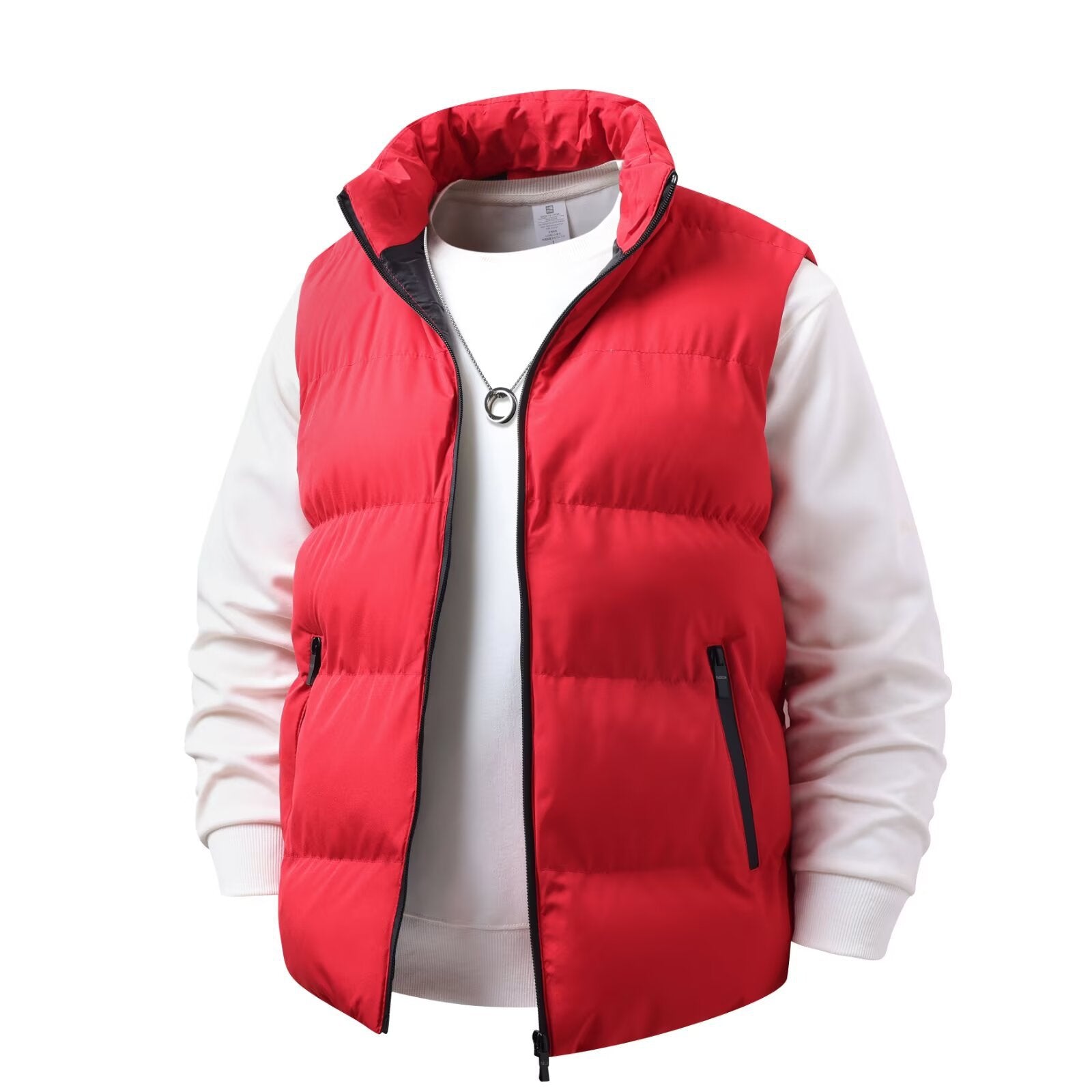GC Men Fleece-Lined Warm Loose Fit Vest
