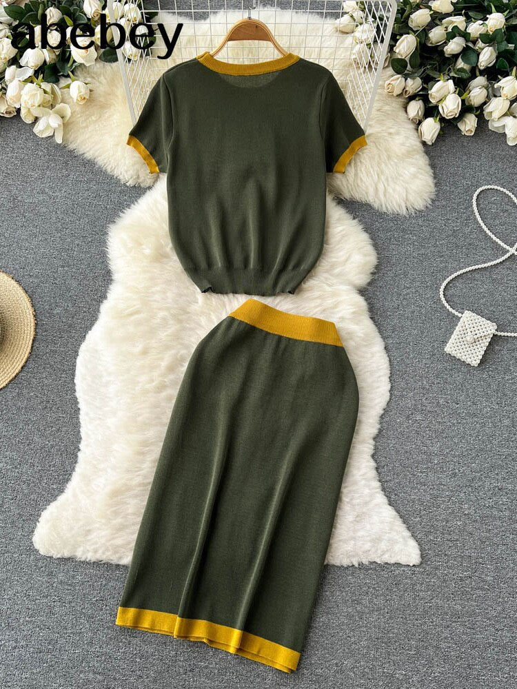 GC Women Classic Knit Two-Piece Set