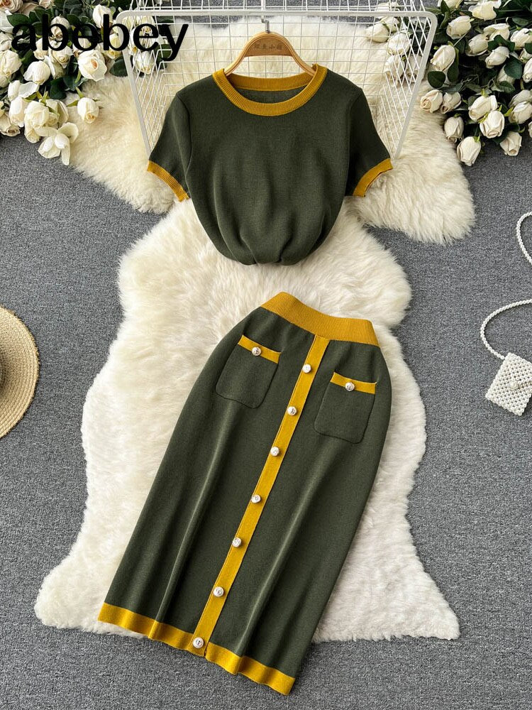 GC Women Classic Knit Two-Piece Set