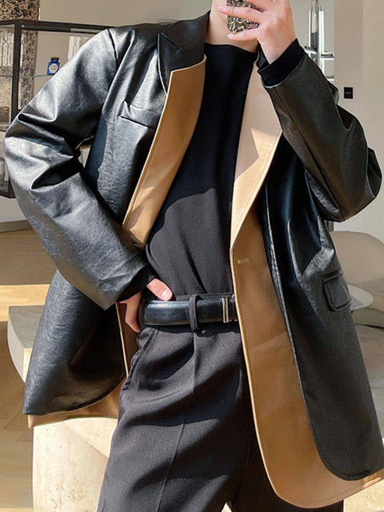 GC Men "Remove Yourself" Leather Jacket