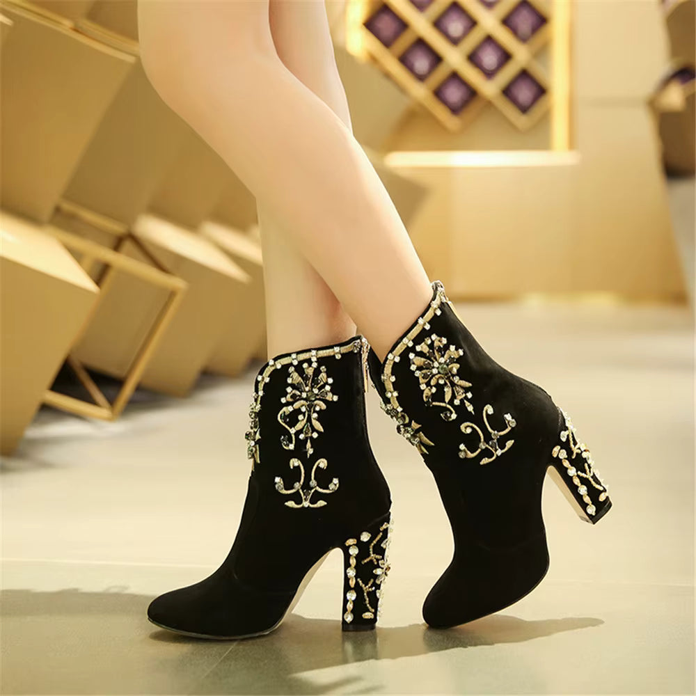 GC Women "Crystal Square" Ankle Boots